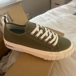 Seavees Melrose Lug Platform in Surplus Green
